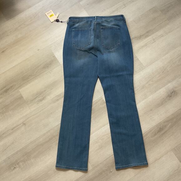 NYDJ Lovesick Slim Bootcut Sure Stretch Medium Wash 14W NWT - Picture 8 of 13